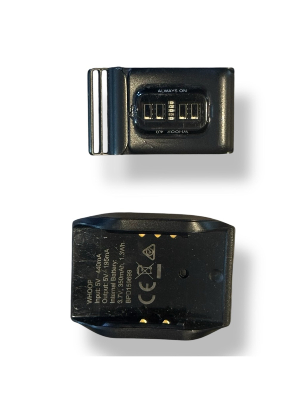 Unisex WHOOP 4.0 Black Wearables With Charger One Size